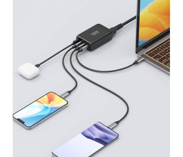 SILVER MONKEY GaN 130W USB-C PD + USB 3.0 QC B - 1097682 - zdjęcie 6